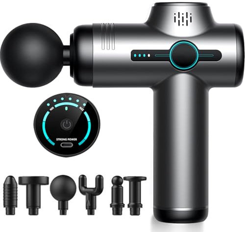 Mini masseur manuel gris