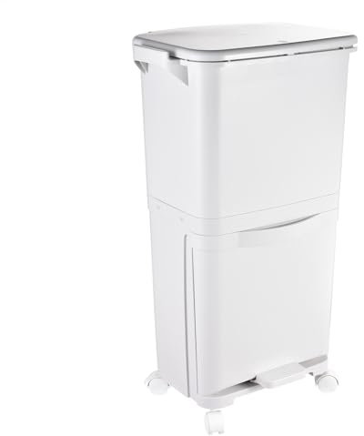 Papelera De Cocina, Basura Y Bandeja De Reciclaje,Basura De Gran Capacidad, Sistemas De Separación De Residuos Para La Cocina Y El Hogar