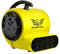 BSMTEK Industrial - Ventilatore Air Mover, 1/3 HP, 1200 CFM, 3 velocità con timer, 4 angoli regolabili, cavo lungo 4 m, impilabile