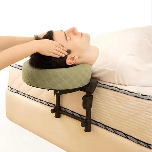 Massage Headrest for Bed, Head Holder & Face Cradle with Face Down Pillow