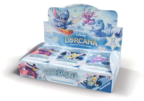 Disney Lorcana Trading Card Game: Winterzauber - Booster Display mit 24 Booster Packs (Deutsch)