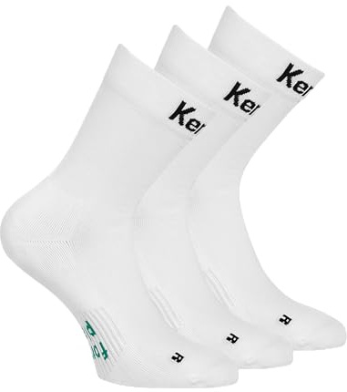 Kempa Unisex Team Classic (Vpe 3) Sport-Socken, Weiß/Schwarz, 41-45 EU