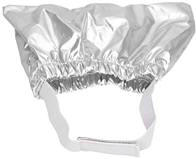 Luqeeg Gorro de Ducha para Gatos Transpirable, Gorro de Baño Ajustable para Mascotas, para Mascotas con Correa para la Barbilla con Diseño de Gancho, Ideal para Perros y Gatos (M)