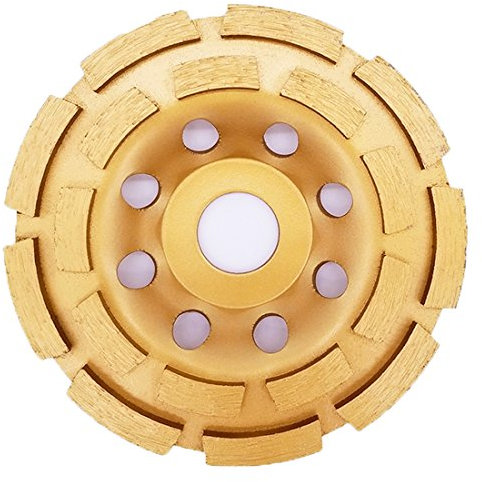 APLUS Grinding Wheel, Diamond Cup, 5'' ( 125mm ) Angle Grinder Disc for : Concrete, Marble, Granite, Natural Stone, Cement