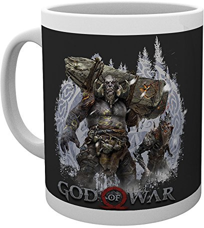 GB Eye Tasse mit Aufschrift „Ltd, God of War“, Troll and Draugr“