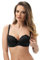 Selente sbh01 Reggiseno per Allattamento (Made in EU) con Pratica Chiusura a Clip, Nero Imbottito, 3B