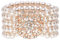 BABEYOND 1920s Armband Perlen Damen Gatsby Kostüm Zubehör Blinkende Kristall Armreif 20er Jahre Accessoires für Damen (Stil 2-Rose Gold)