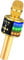 Microfono Karaoke Bluetooth Senza Fili, BONAOK Microfoni Wireless con Altoparlante, Microfono Karaoke Player con Luci per partito compleanno regalo Compatibile Android iOS PC(Oro chiaro)
