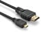 HDMI cable for Sony HDR-CX240, HDR-CX240E, HDR-CX280, HDR-CX280E HandyCam - Length = 6.5ft / 2M