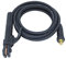 Supporto per elettrodi di saldatura, pinza per saldatura, con supporto per elettrodi 200 A o 300 A (16 mm²/200 A, mandrino 9 mm (5 m)