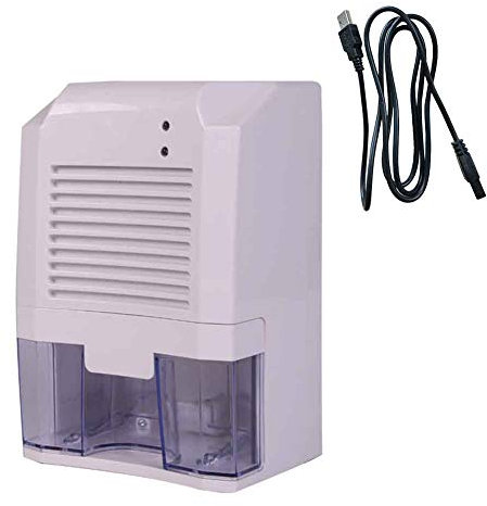 Mini deumidificatore ultra silenzioso da 800 ml, mini deumidificatore USB ricaricabile, deumidificatore portatile per camera da letto, aria umida, muffa, umidità, cucina, camera da letto, cantina