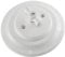 JESKING TRADING Interrupteur Rotatif en Porcelaine à Encastrer, Installation 240 V, 10 A, Blanc, Vis, ON-OFF