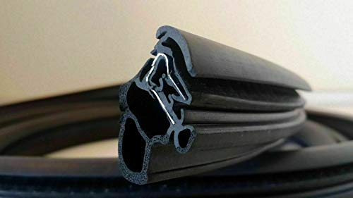 4x Gummidichtung Kompatibel mit V.W. T4 BUS Multivan CARAVELLE 2xTürdichtung + Heckklappe + Schiebetür Dichtungssatz Gummidichtung Dichtung (NICHT für KASTEN!) Set