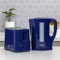 Quest Modern Navy Blue Kettle & Toaster Set / 1.7L Capacity Kettle & 2 Slice Toaster/Spout Filter Kettle/Toaster with Variable Browning/Convenient Kitchen Essentials Set