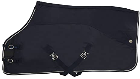 Horze Ella Pony Combo Abschwitz-/Netzdecke, Blau, 135