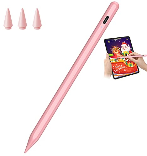 Lápiz capacitivo para iPad de 9ª y 10ª generación, bolígrafo digital de carga rápida 5X, compatible con Apple iPad Pro de 11/12.9 pulgadas, iPad 6-10 generación, iPad mini 5-6 gen, iPad Air 3-5