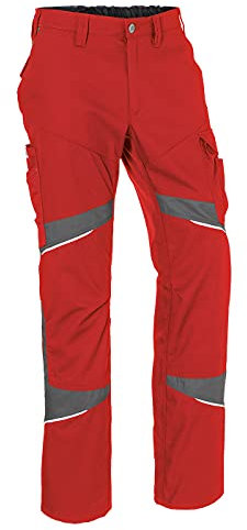 KÜBLER Workwear | KÜBLER ACTIVIQ Cotton+ Arbeitshose | mittelrot/anthrazit | Größe 118