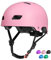 FAYDUDU Helm Kinder Fahrradhelm für Kinder ab 3 Jahre Verstellbarer Kinderhelm CE-Zertifizierung für Fahrrad Roller Skateboard Scooter 3-14 Jahre (Rosa, S)