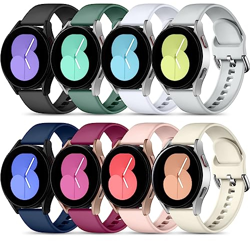 Netolo Armband Kompatibel Mit Samsung Galaxy Watch 6/7/5/4 (40mm, 44mm) Und Classic (47mm, 43mm) - 20mm Weich Silikon Sport Armbänder