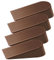 TOKPLNU Door Stops, Extra Large Door Stopper Wedges Heavy Duty Door Wedge Rubber Brown Door Wedge Stopper for Floor, Non-Slip Door Holder for Patio Outdoor, Homes, Schools, Offices, Garage, 4 Pack