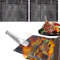 UBeesize Extra große Grillbeutel für Outdoor-Grillen, 40 x 30 cm, 2 Stück, wiederverwendbar, antihaftbeschichtet, Grillbeutel für Holzkohle, Gas, Elektrogrills, Toaster, Ofen, Smoker, Grillzubehör