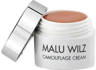 Malu Wilz Camouflage Cream Nr. 05 Velvet Toffee Brown 5g I Camouflage Make up stark deckend I Wasserfeste Concealer Creme für jeden Hauttyp I Zum Abdecken von Tattoos und Hautanomalien