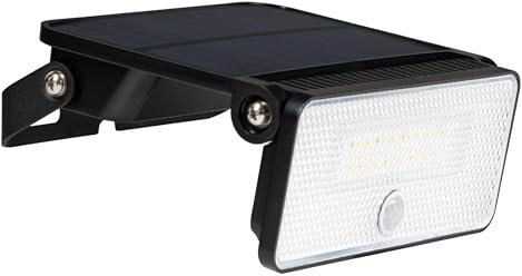 LED's light 0300416 Solar LED-Strahler 8W schwarz Bewegungsmelder 1.000lm IP54