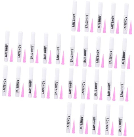 INOOMP 30pcs Strong Nail Glue for Gel Nail Stickers Non-declawing Adhesive Kitten Claw Glue Pet Paw Covers Easy Application