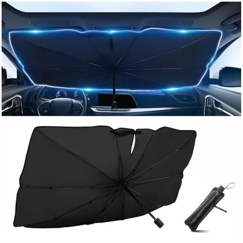DCYATRQZ Parasol Parabrisas Delantero,para Volvo XC60 2018-2023 Paraguas Parasol Coche, Evita Arañazos Parasol Plegable Protección UV