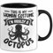 Oktopus Tasse Geschenk This Is My Human Custume Im Really A Octopus Becher (Schwarz)