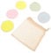HAPINARY 15stücke Wiederverwendbare Make-up Pads Aus Mikrofaser Doppelseitige Bedruckte Reinigungsunterlagen Mit Praktischem Aufbewahrungssack Für Sanfte Gesichtspflege Und Effektives