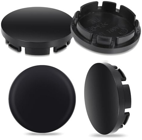 COZERI Lot de 4 cache-moyeux universels de 68 mm en ABS poli de qualité supérieure, pour BMW, compatibles avec OD 68 mm