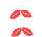 Große Lippen Maske 4 Stücke Wurst Mund Make-up Requisiten Für Halloween Party Cosplay
