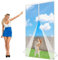 Zanzariera Magnetica, 65x215cm Traspirante Zanzariera Porta Per porte di corridoi, tende da giardino, anti zanzare con Calamite LF2C1 ‎Bianco