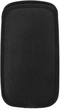 Étui universel noir pour téléphone portable, housse souple antichoc pour téléphone portable, organiseur de stockage pour batterie externe (10,2 cm)