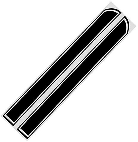 Ygjuetd Auto-Haubenaufkleber,Auto-Sport-Streifen-Aufkleber,Auto-Dekorations-Zubehör,für Mercedes-Benz AMG GT A Class AMG C Class AMG GLC AMG,A-Black