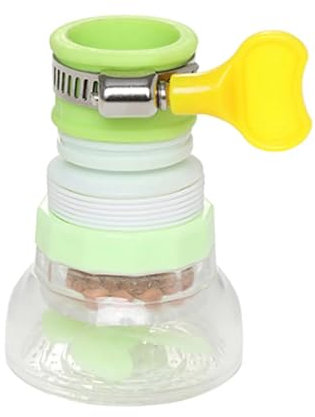 VNJUGF 1 grifo con filtro de agua y rotación de 360 grados for baño, extensor de grifo for fregadero, accesorios de cocina. wanglan(Verde)