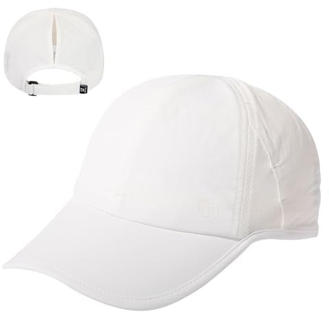 TOP-EX Damen Pferdeschwanz Baseball Cap, kühlende UPF 50 Laufkappe, leicht | Cooling sweatband, comfortable braid opening, reliable rain protection, airy mesh inserts, breathable comfortable
