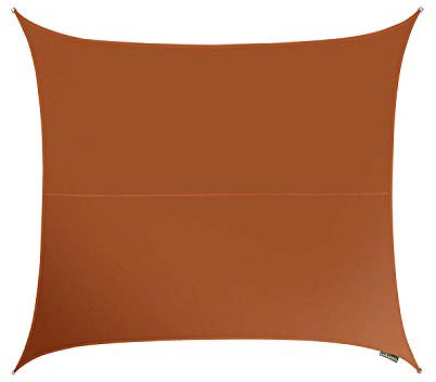 Kookaburra Waterproof Garden Sun Shade Sail Canopy in Terracotta 98% UV Block (2m Square)