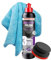 Detailmate Einsteiger Auto Politur Set - Menzerna Medium Cut Politur One-Step-Polish 3 in 1 + Garage Freaks Applikations Schwamm Polierpuk + Mikrofaser Poliertuch langflorig