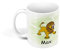 Sunnywall Personalisierte Kinder-Tasse aus Kunststoff mit Namen Riesige Auswahl an Motiven bruchsicher (Löwe Tiger 11)