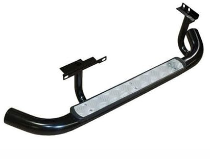 Allmakes 4x4 Paire de marchepied Noir avec dess Defender 90