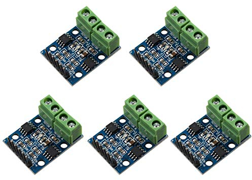 HALJIA L9110S Lot de 5 contrôleurs de moteur pas-à-pas à double canal H-Bridge Compatible avec Arduino