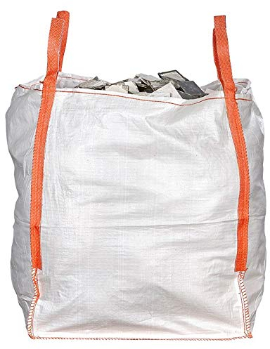 5 Stück Big Bag 90x90x110cm | 1,5t | 1m³ | Big Bag auch mit Auslauf und/oder Füllschürze erhältlich | Bauschutt