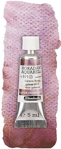 Schmincke – HORADAM® AQUARELL, Super Granulation, Galaxie Rosa, 5 ml, sehr stark granulierende Farbtöne, feinste, supergranulierende Aquarellfarben