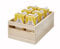 iDesign Aufbewahrungsbox mit Griffen, Küchenschrank Organizer aus Paulownia-Holz für Regal oder Vorratsschrank, vielseitige Kiste zur Aufbewahrung, beige, 38.1x25.4x15.7cm