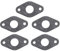 MCHNIC 5x Vergaser Dichtung Vergaserflansch 16mm für Simson S50, S51, S70, SR50, SR80, KR51/1, KR51/2, S53, S83, SR4-2, SR4-3 und SR4-4