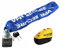 Oxford Security Motorcycle Security Motorbike VPR Sabre Bike Securing Blue Chain Lock 1.8m + Oxford Screamer 7 Alarm Disc Lock