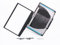 Eclass LCD Back Cover Screws Hinges Front Bezel Covers Set Black for Dell Inspiron Gaming 0747KP 747KP G3 15 3500 3590 Laptop Top Case with Hinge Kit Frame Rear Lid Screw10PCS Blue Logo
