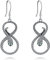 VENACOLY Schlange Ohrringe Sterling Silber Infinite Dangle Ohrringe Tier Schmuck Geschenke für Frauen Mädchen
